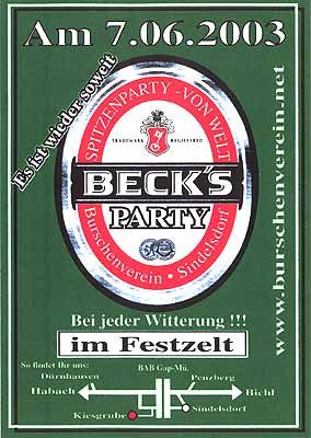 Beck’s Party 2003, Bild 23