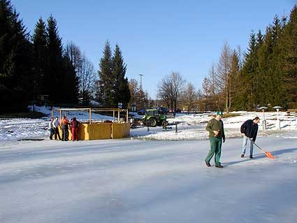 Eisfest auf dem Baggersee 2003, Burschenverein Sindelsdorf