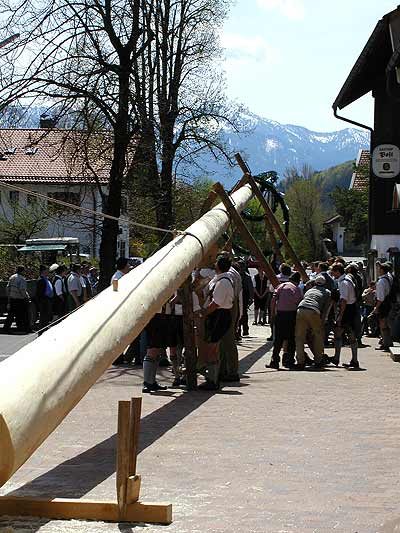 Maibaum aufstellen 2006, Bild 30