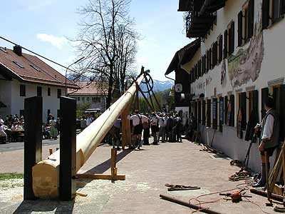 Maibaum aufstellen 2006, Bild 31