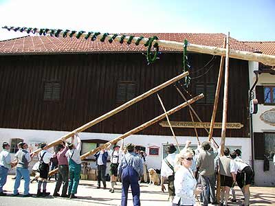 Maibaum aufstellen 2006, Bild 35