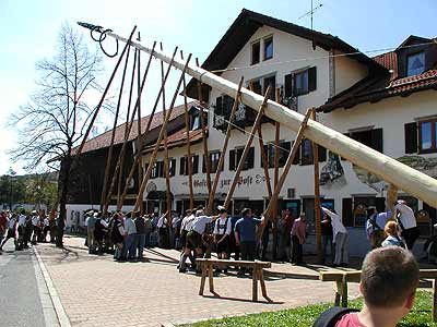 Maibaum aufstellen 2006, Bild 40