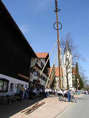 Maibaum aufstellen 2006, Bild 42