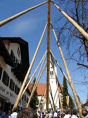 Maibaum aufstellen 2006, Bild 44