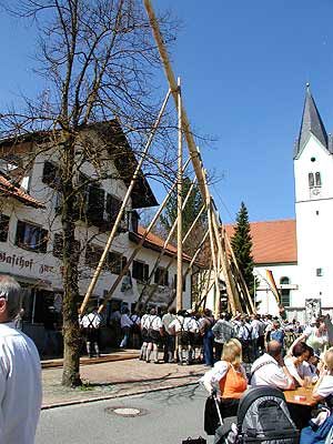 Maibaum aufstellen 2006, Bild 50