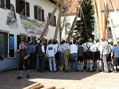 Maibaum aufstellen 2006, Bild 68
