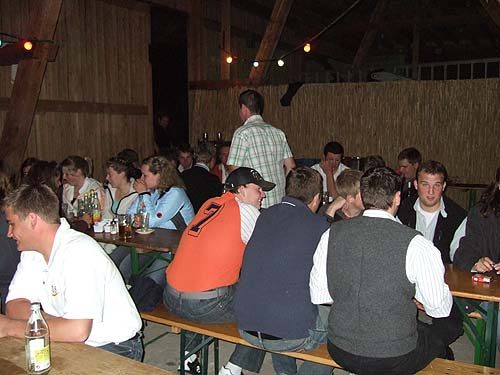 Nachfeier der Beck’s Party 2007, Burschenverein Sindelsdorf